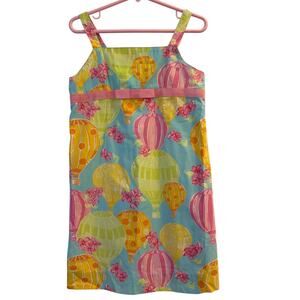 Lilly Pulitzer Size 5 Girls Hot Air Balloon Shift Dress